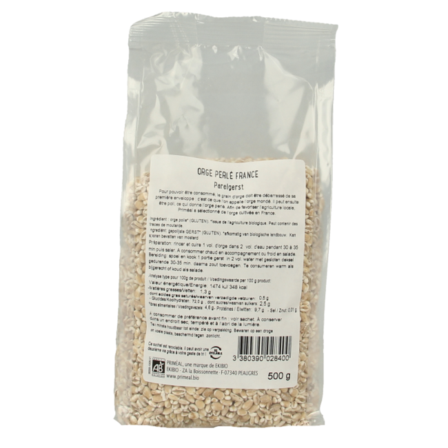 Geparelde gerst bio 500 Gram