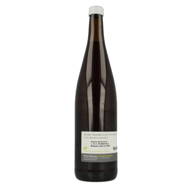 Wein Engelhard Red grape juice organic 750 Millilitres