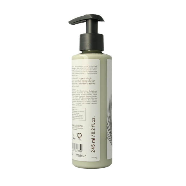 Urtekram Coconut body lotion 245 Millilitres