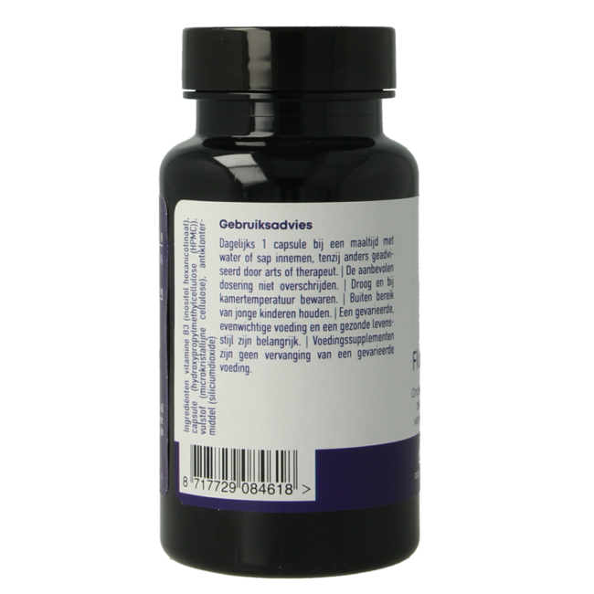 Vitamina B3 niacina flush free 500 mg 60 cápsulas vegetales
