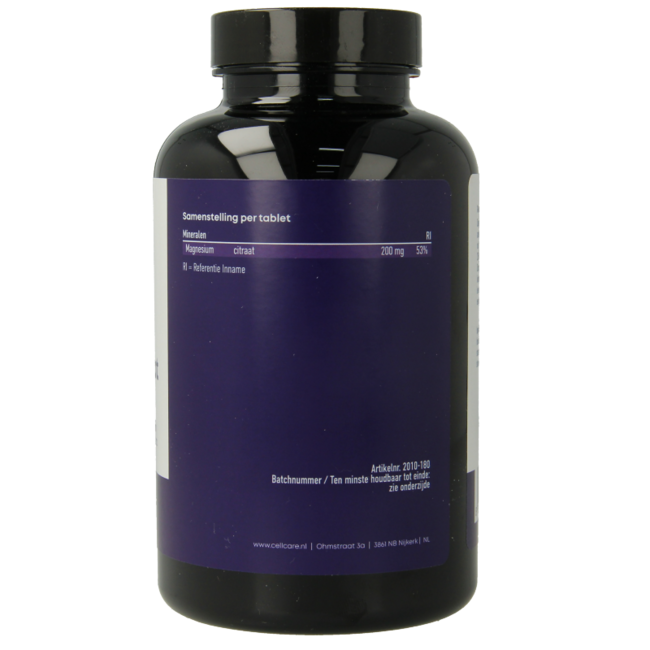 CellCare Magnesium 200mg elementair 180 Tabletten