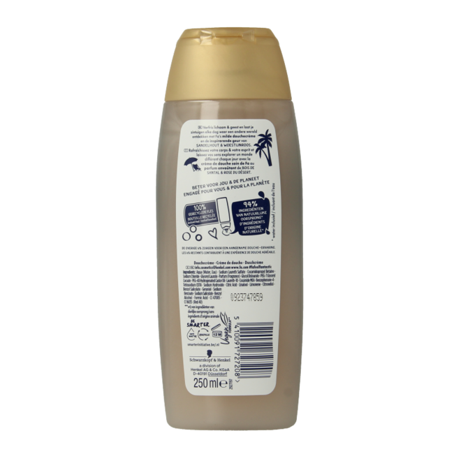 FA Gel de ducha oriental moments 250 mililitros