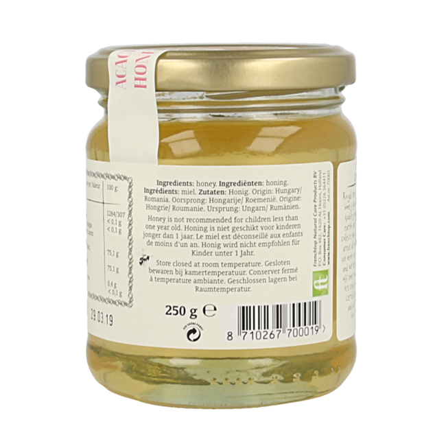 Miel de acacia ecológica Royal Green 250 g