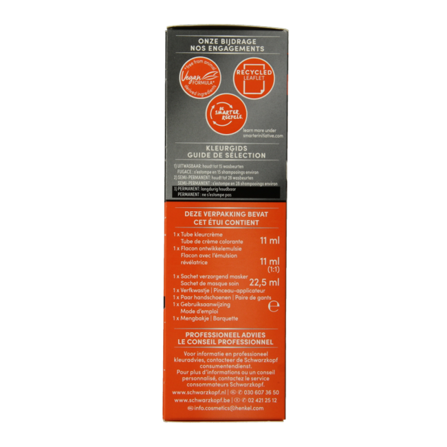 Schwarzkopf Vital uitgroeiset donker bruin 1 Set