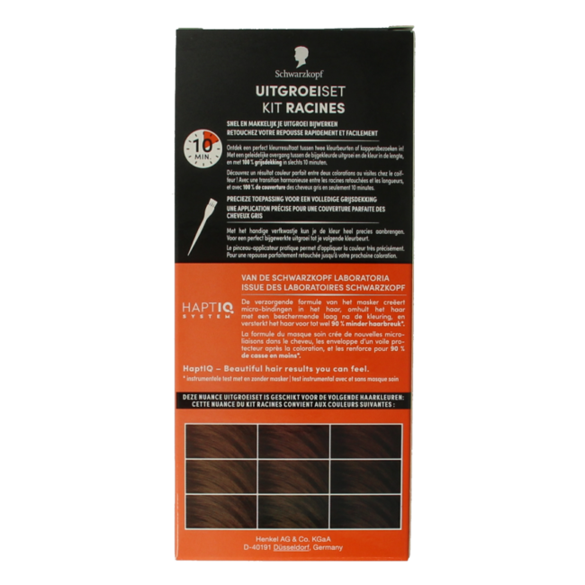 Schwarzkopf Vital Kit Retouche Racines Brun Doré 11 Millilitres