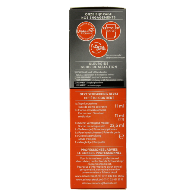 Schwarzkopf Vital kit retoque de raíces castaño claro/castaño medio R1 11 ml