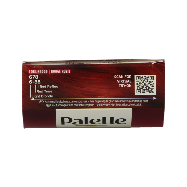 Tinte de pelo Poly Palette 678 Rojo Rubí 1 unidad