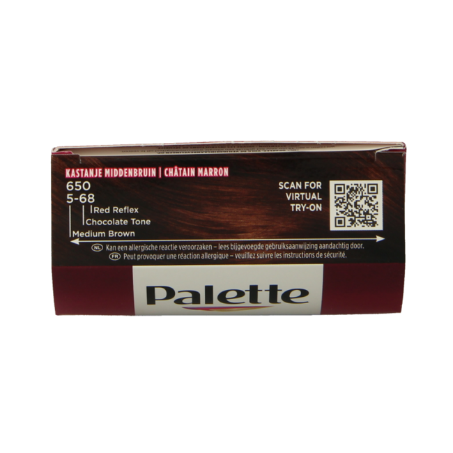 Tinte de pelo Poly Palette 650 Castaño Medio 1 unidad