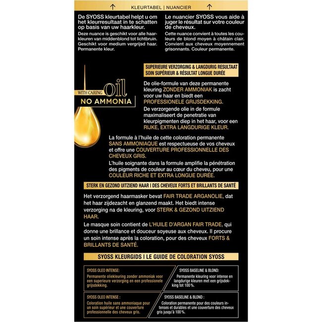 Syoss Color Oleo Intense 6-76 warmes Kupferblond Haarfarbe 1 Set