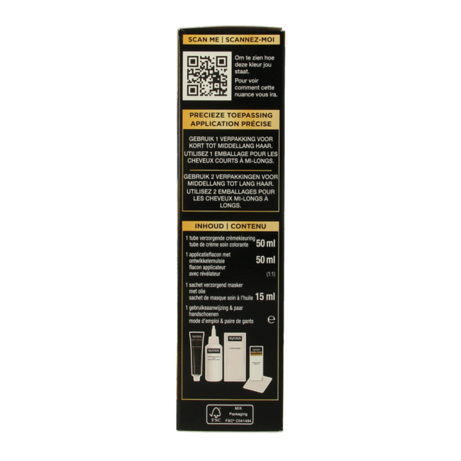 Syoss Color Oleo Intense 6-80 karmelowy blond farba do włosów 1 Zestaw