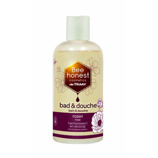 Traay Bee Honest Bad- / Duschgel Rosen 500 Milliliter