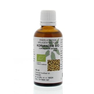 De Cruydhof Cruydhof Coriandrum sativum / tintura di coriandolo bio 50 Millilitri
