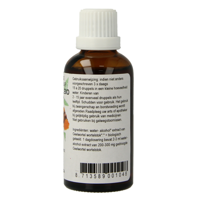 Curcuma longa/cúrcuma tintura bio 50,00 mililitros