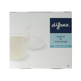 Difrax Food Storage Containers, 6 Pack