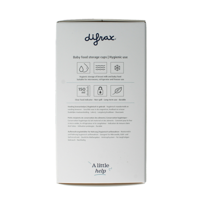 Voeding bewaarbakjes 6 Stuks