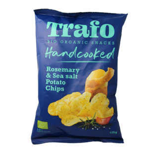 Trafo Chips artesanales de romero y sal del Himalaya bio 125 gramos