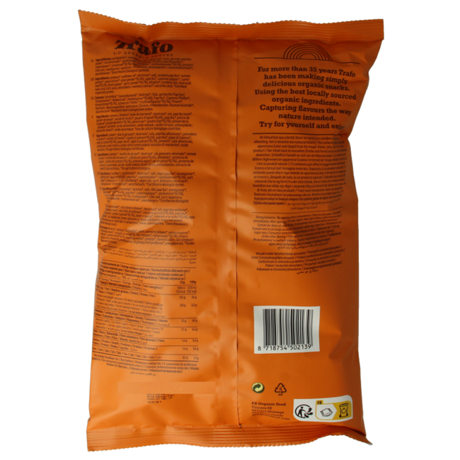 Trafo Chips handcooked barbecue bio 125 Gramm