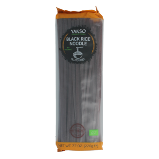 Yakso Yakso Fideos de arroz negros bio 220 gramos