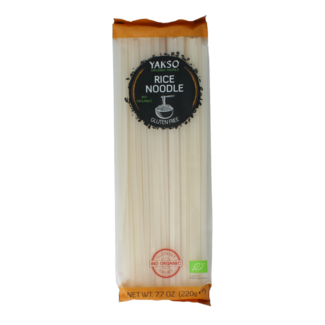 Yakso Fideos de arroz blancos bio Yakso 220 gramos