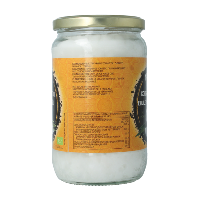 Yakso Aceite de coco virgen extra bio 650 mililitros