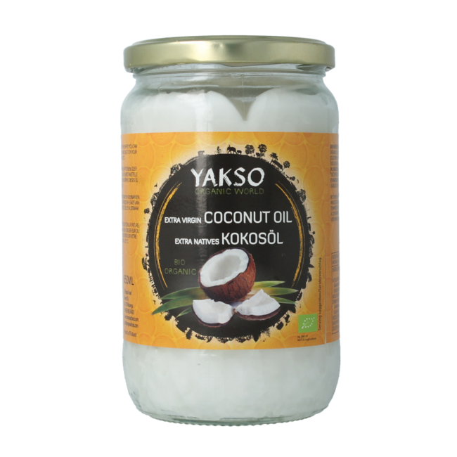 Yakso Aceite de coco virgen extra bio 650 mililitros