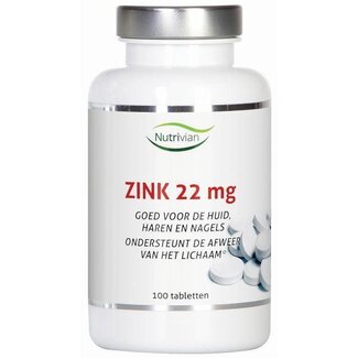 Nutrivian Nutrivian Zink methionine 22mg 100 Tabletten