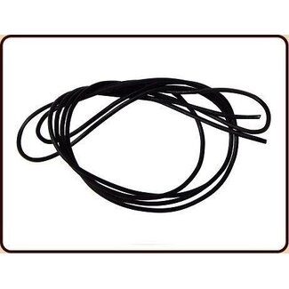 Ruben Robijn Ruben Robijn leather cord black round 1 piece