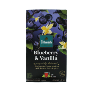 Dilmah Té divertido de arándanos y vainilla 20 bolsitas