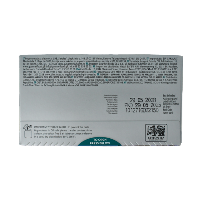 Thé plaisir Myrtille & Vanille 20 sachets