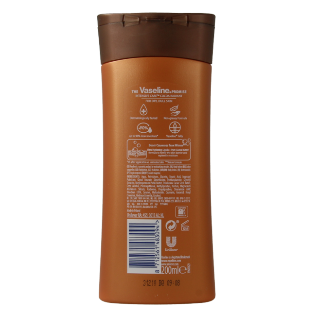 Cocoa butter body lotion 200 Millilitres