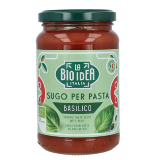Bioidea Bioidea Salsa de tomate con albahaca bio 340 gramos