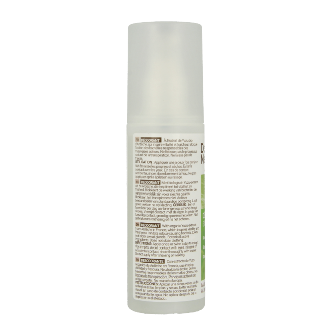 Douce Nature Organic deodorant spray 125 Millilitres