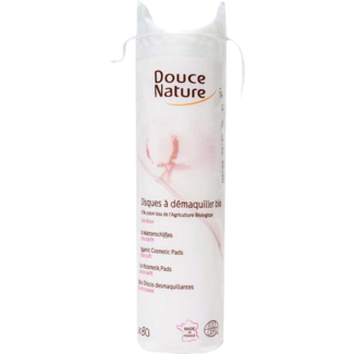 Douce Nature Organic cotton cotton pads 80 pieces