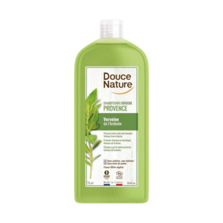Douce Nature Gel douche & shampooing verveine de Provence Ardèche bio 1 Litre