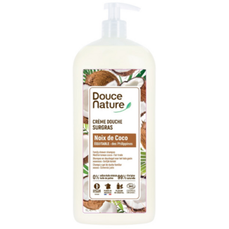 Douce Nature Douce Nature Shower Gel & Shampoo Evasion Organic Coconut 1 Litre