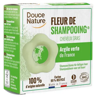Douce Nature Douce Nature Feste Shampoo-Bar fettiges Haar Bio 85 Gramm
