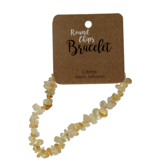 Steengoed Steengoed Citrine Chip Bracelet 1 Piece