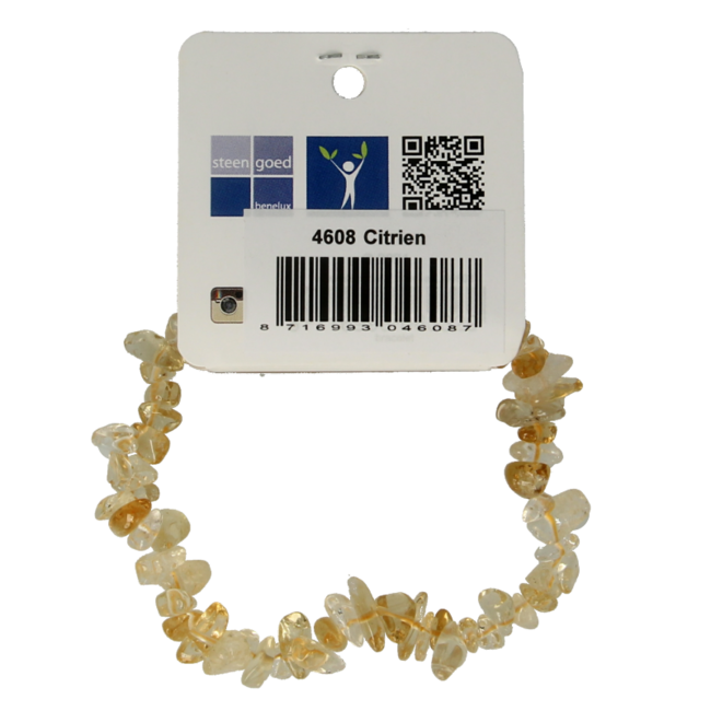 Bracciale a Schegge di Citrino Steengoed, 1 Pezzo