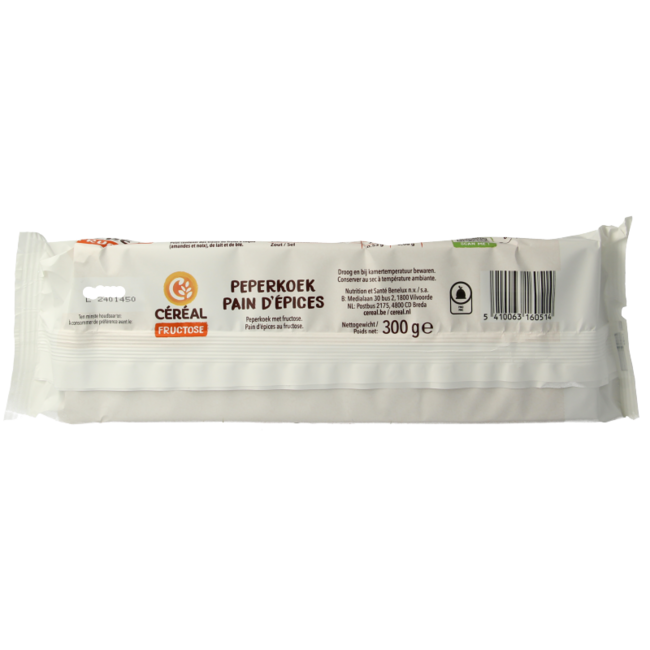 Cereal Peperkoek fructosa 300 gramos