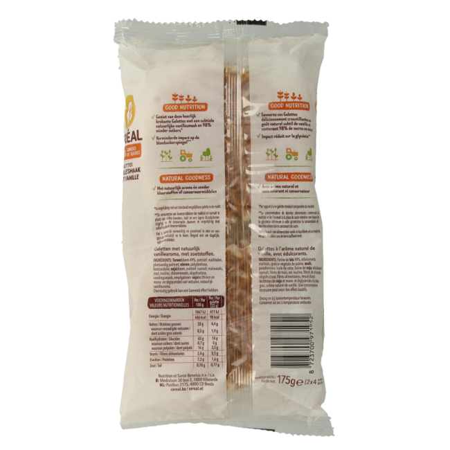 Cereal Galetten sin azúcar 175 gramos
