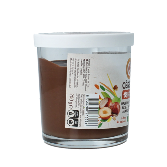 Crema de avellanas sin azúcar 200 gramos