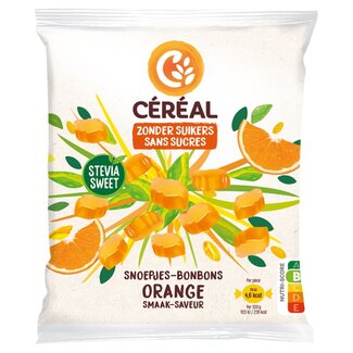 Cereal Cereal Caramelos de naranja con stevia 120 gramos