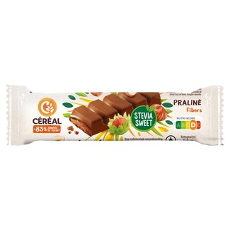 Cereal Cereal Barrita de chocolate praliné stevia 42 gramos
