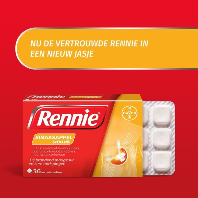 Rennie Arancia 36 Compresse Masticabili