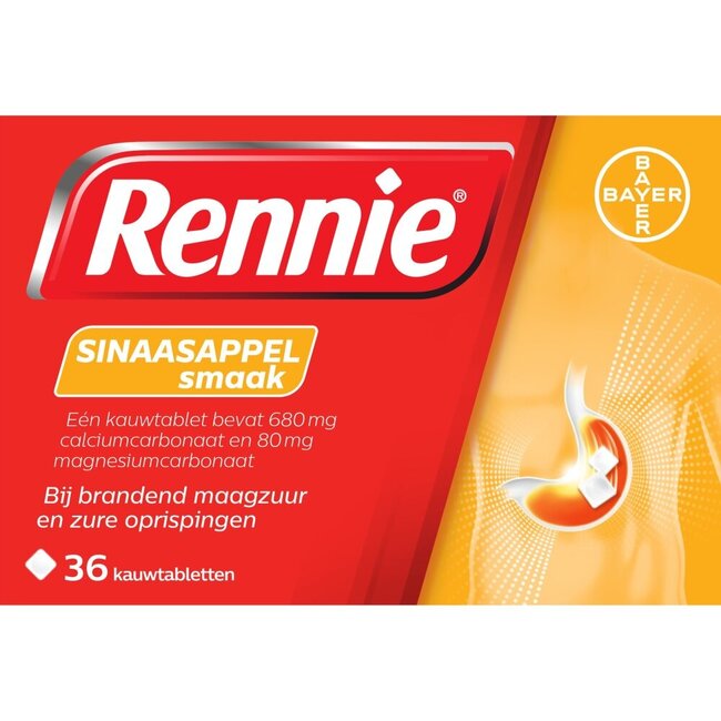 Rennie Arancia 36 Compresse Masticabili