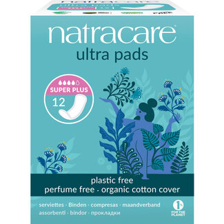 Natracare Sanitary pads super plus 12 pieces