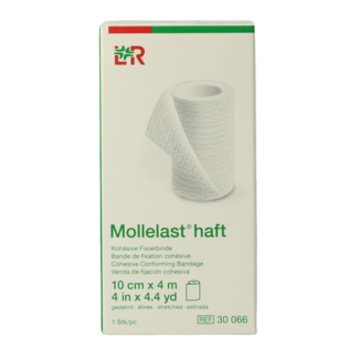 Mollelast Venda de fijación cohesiva Mollelast 4m x 10cm 1 unidad