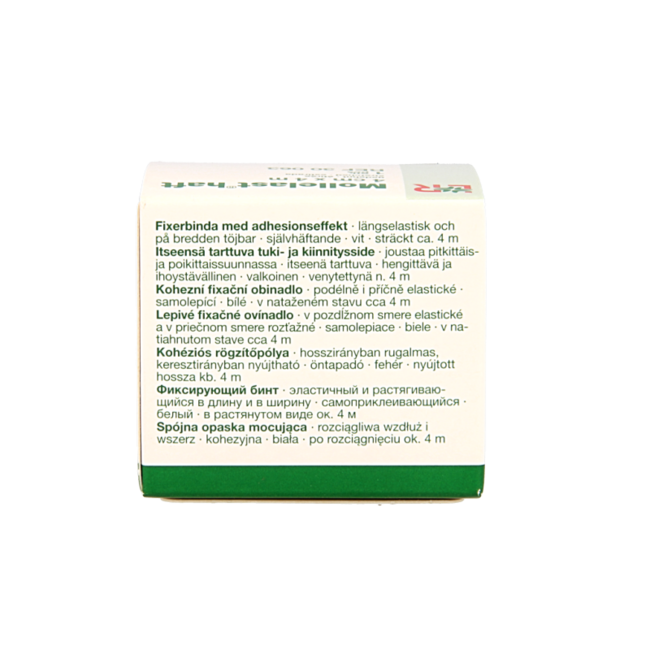 Mollelast Benda di Fissaggio Coesiva 4m x 4cm 1 Pezzo