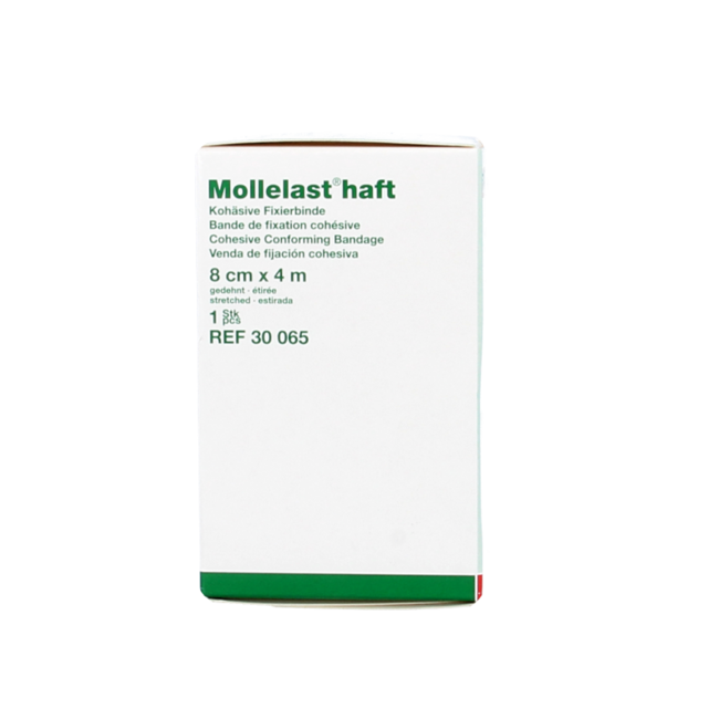 Benda Coesiva di Fissaggio Mollelast haft 4m x 8cm (1 Pezzo)