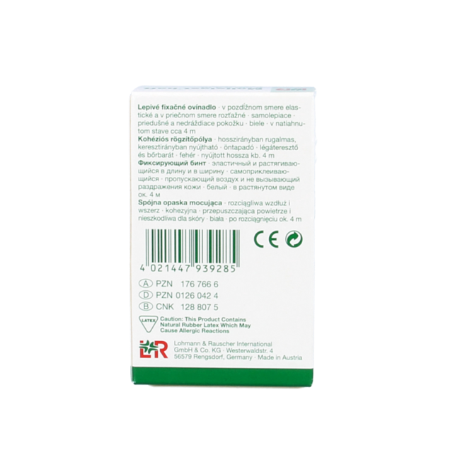 Venda de fijación cohesiva Mollelast haft 4 m x 8 cm 1 unidad